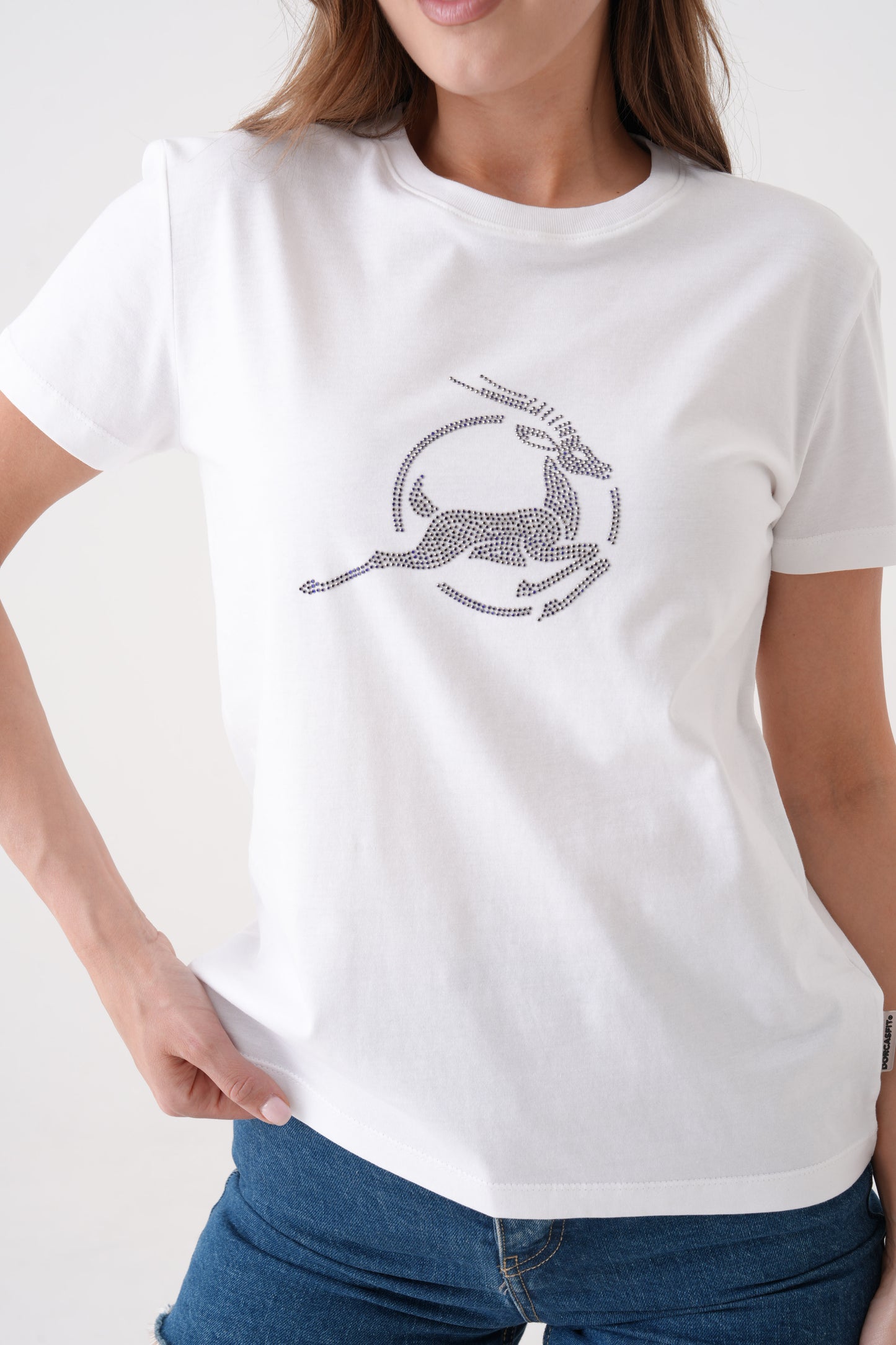 Crystal Grace | Taş Baskılı T-Shirt