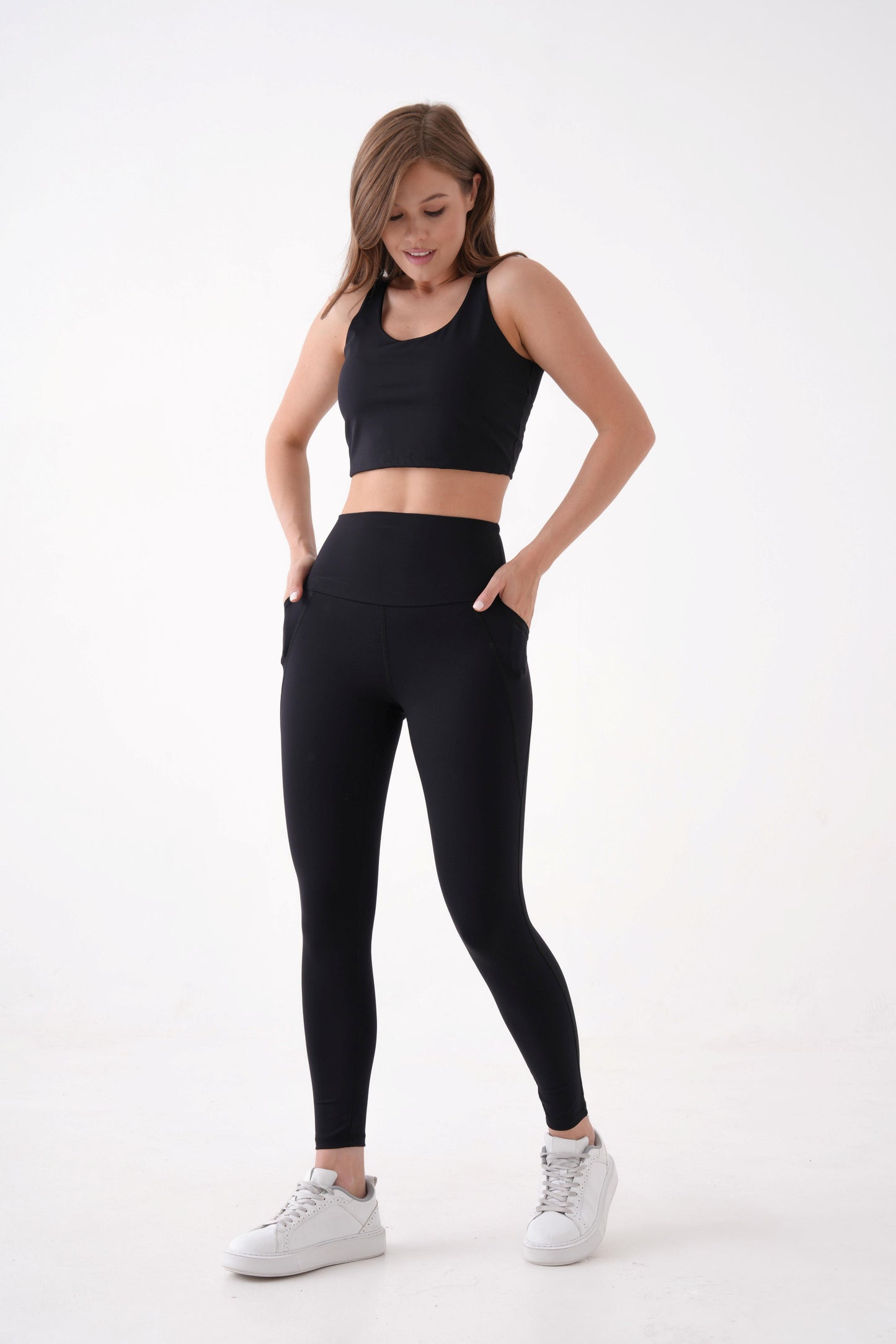 ContourFit | Çift Cepli Bilek Hizası Tayt