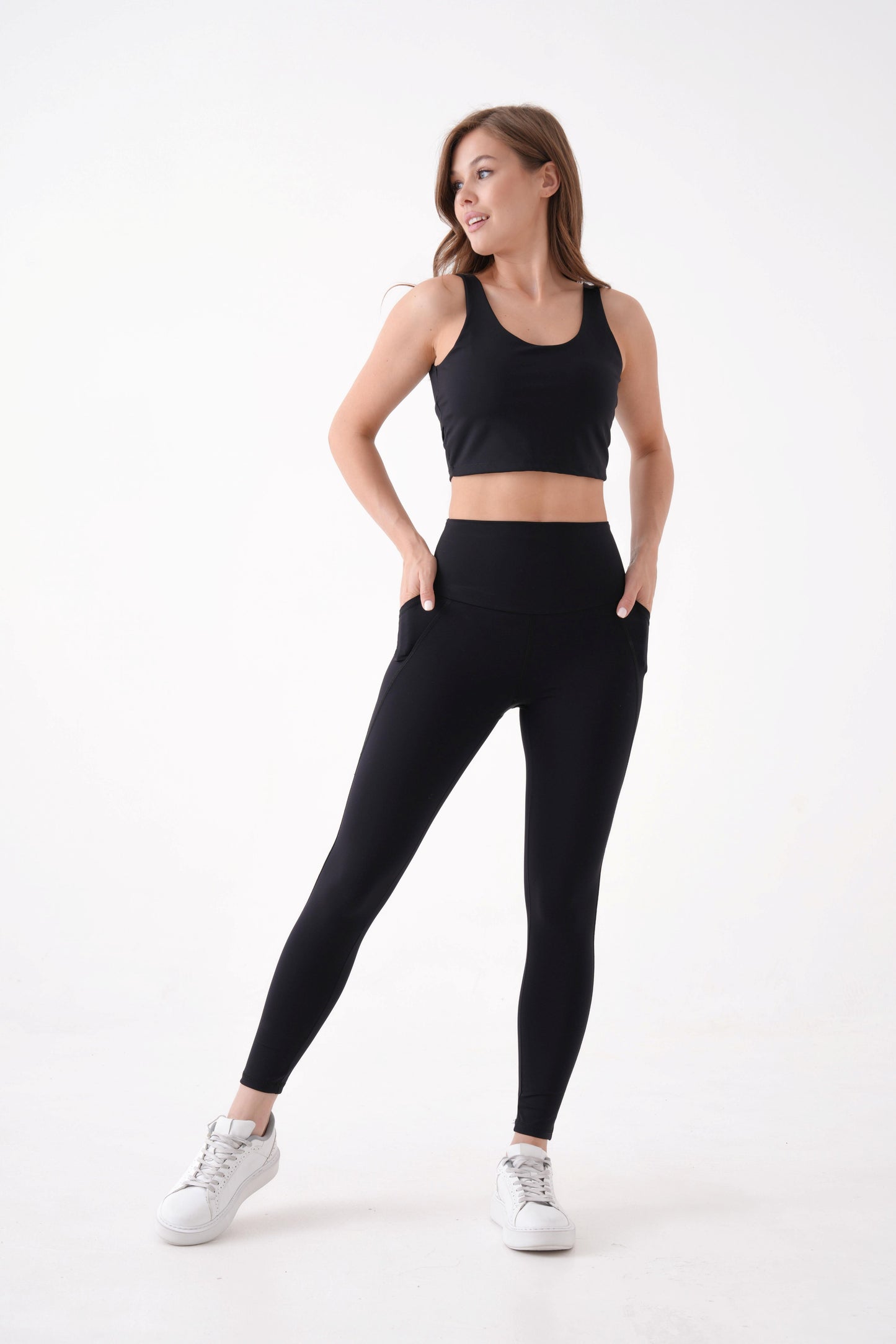 ContourFit | Çift Cepli Bilek Hizası Tayt