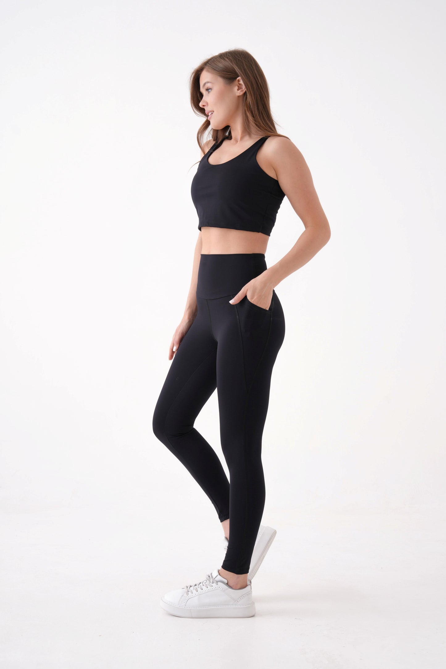 ContourFit | Çift Cepli Bilek Hizası Tayt