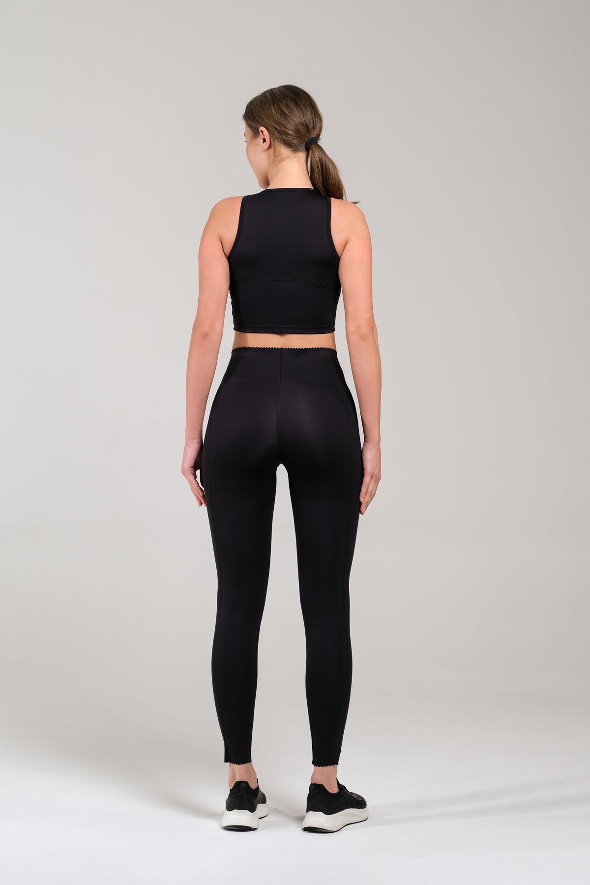 GraceFit | Beli Lastikli Lazer Kesim Toparlayıcı Tayt