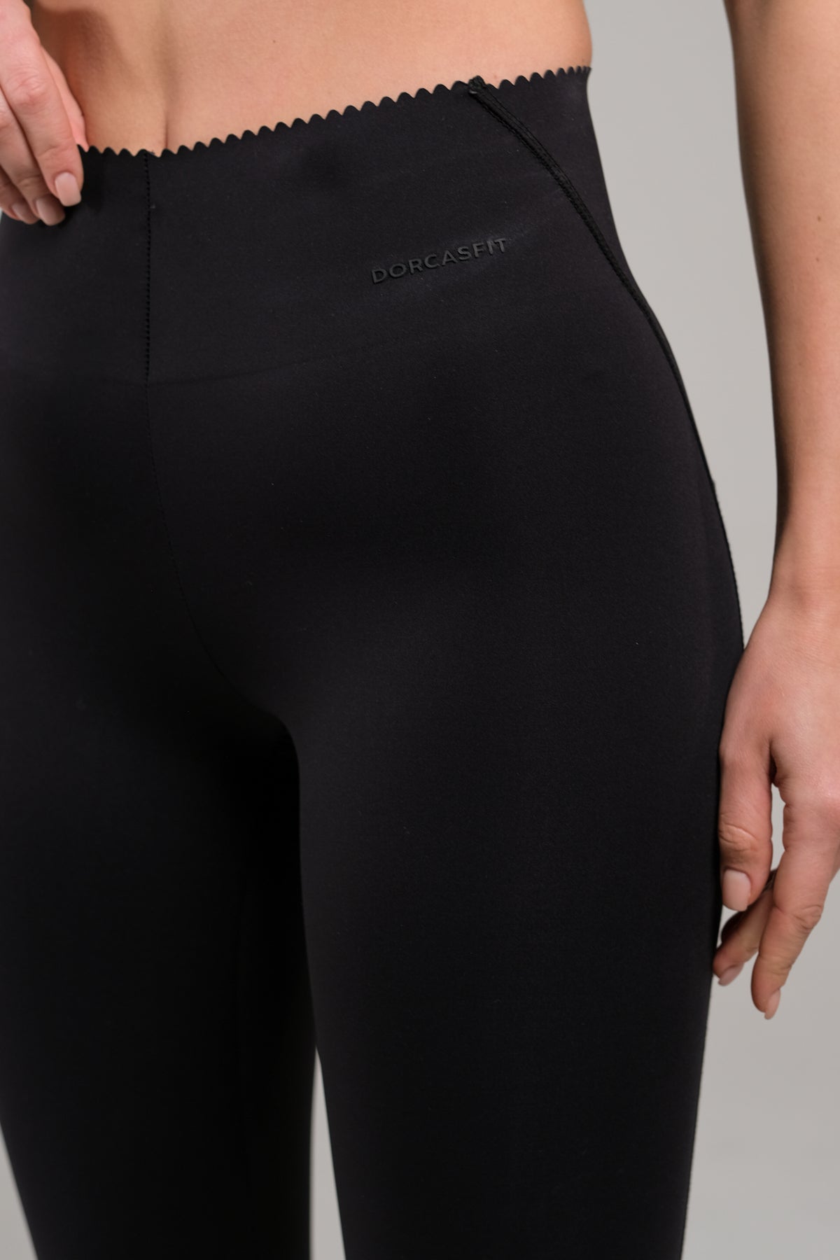 GraceFit Beli lastikli Lazer Kesim Toparlayıcı Tayt